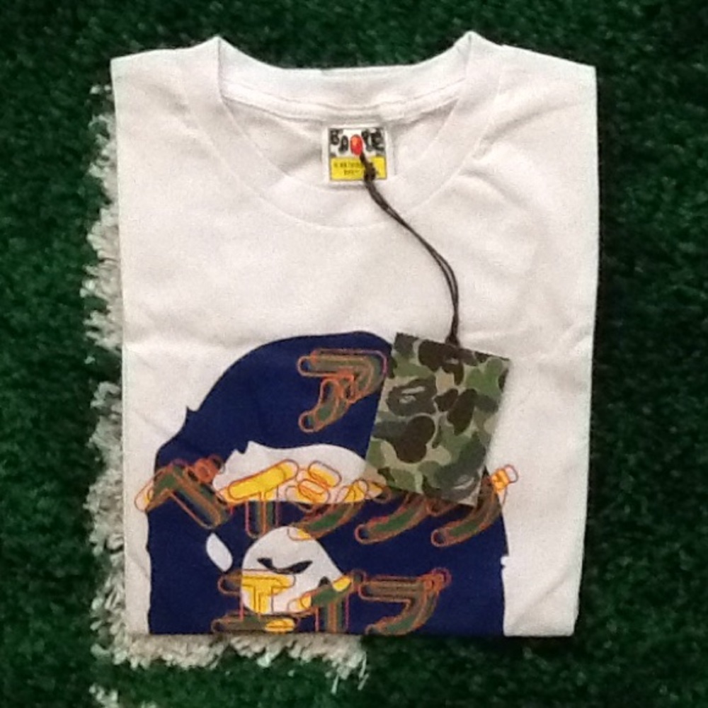 Bape purple tee size large